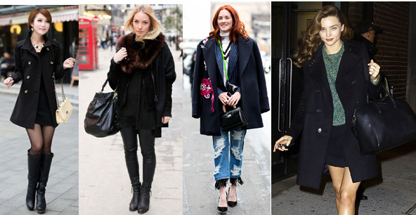 Черное пальто: с чем носить базовую вещь женского гардероба?