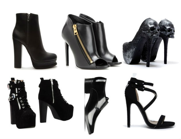Черные туфли с чем носить и как правильно сочетать, фото