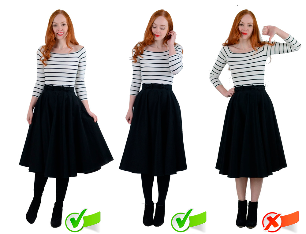 Пышная юбка – какую выбрать и с чем носить?